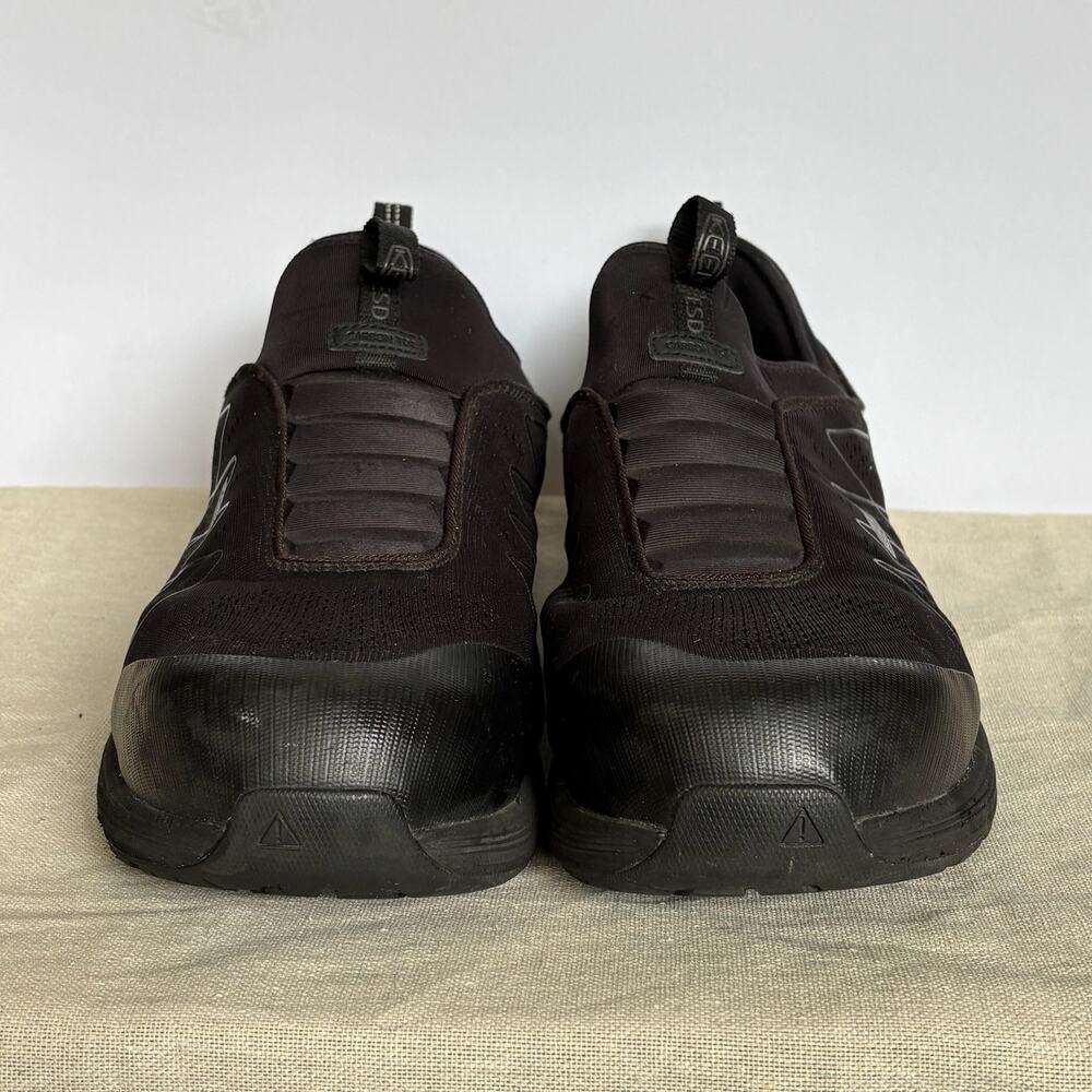 KEEN Utility Kenton ESD Work Shoes Carbon Toe Black Men's 14 EE Wide SD35 - Picture 3 of 10